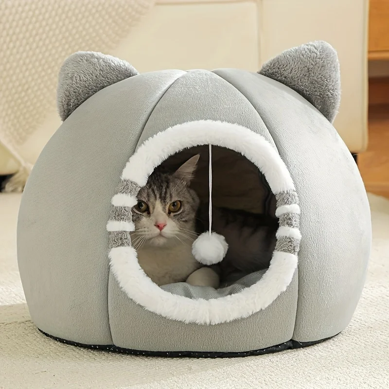 Maison chat – cocon oreilles de chat